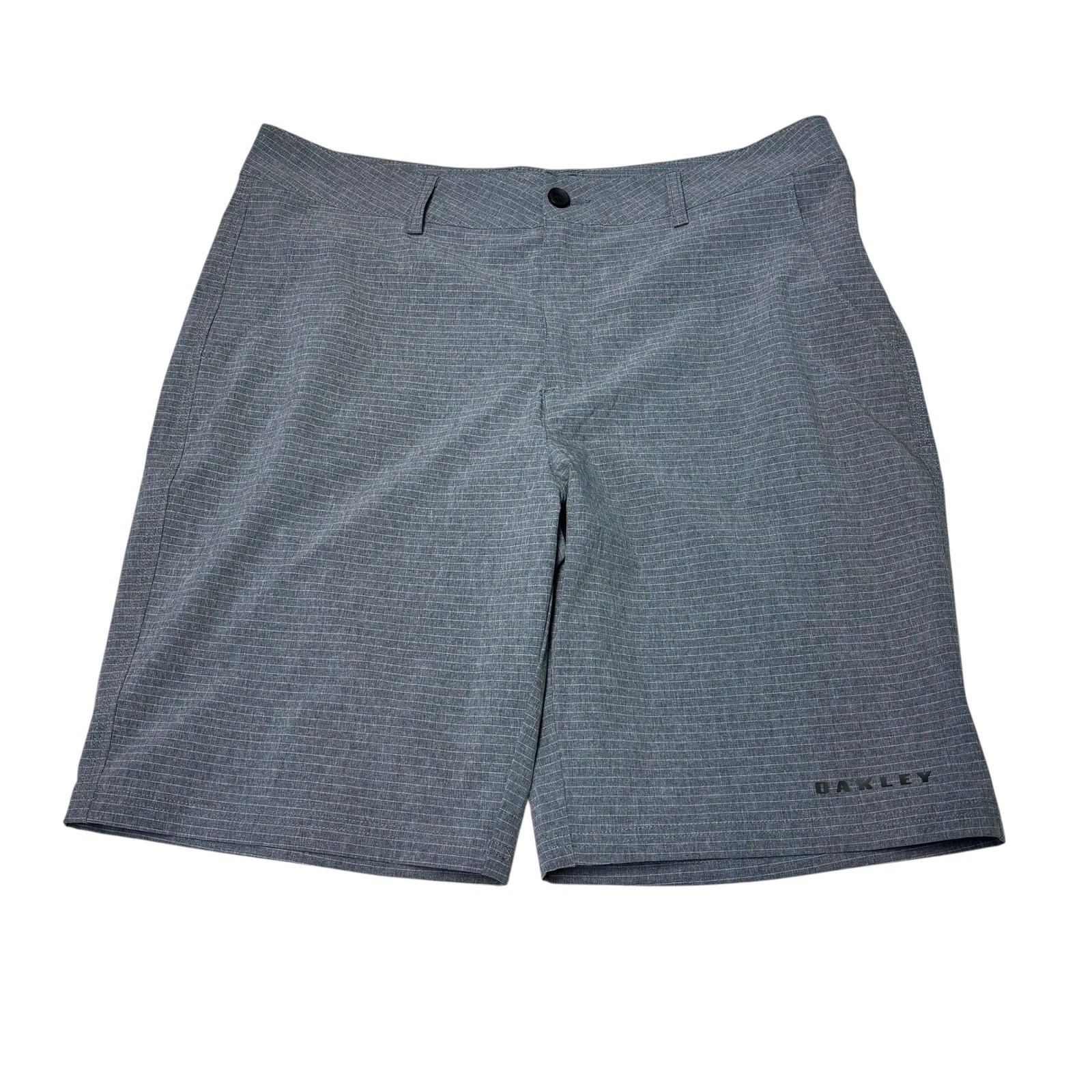 NWT Oakley 5 Pockets Hybrid 21 Shorts Blackout Heather Grey Mens 34X10 FOA404477