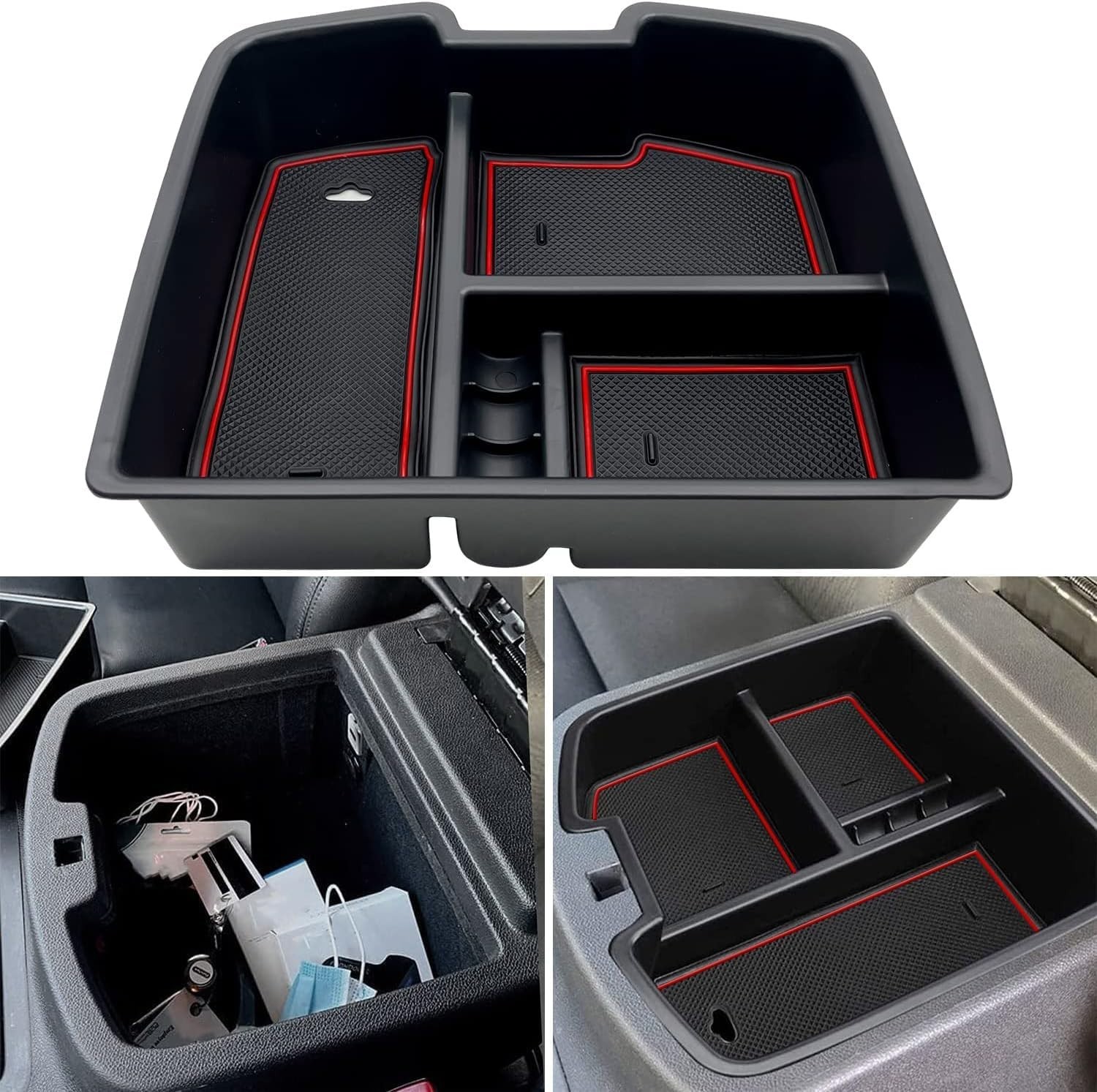 Center Console Organizer For GMC Yukon/Chevy Tahoe Accessories Tray 2007-2014