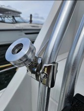 Marine-Grade Adjustable Rail Mount for Starlink Mini Antenna - Flat Dish Base...