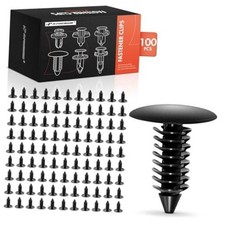 PCS Fender Bumper Shield Retainer Clips Push Pin Fastener Compatible 100