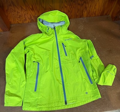 Columbia Women's Waterproof Rain Jacket Green M   OMNI-DRY  OMNI-WICK EVAP