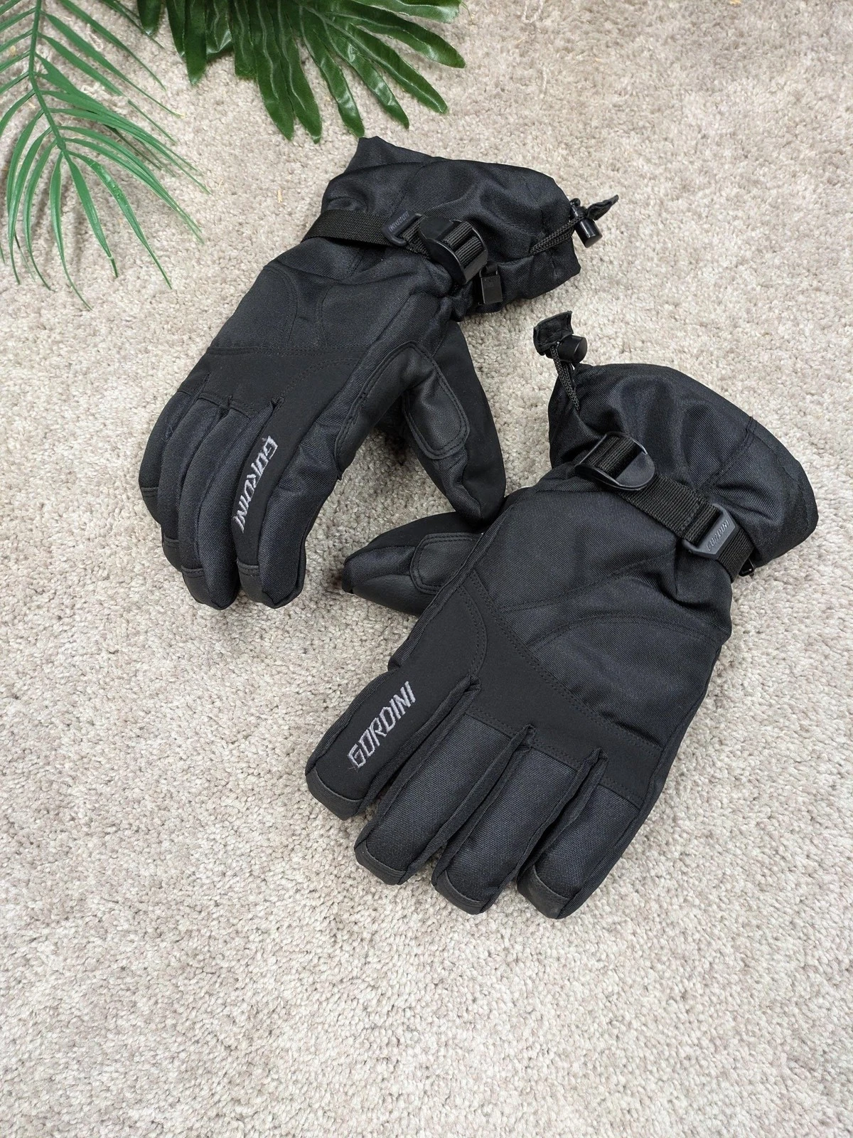 Gordini Gloves Mens Medium Black Aquabloc Goose Down Insulated Ski Waterproof