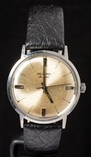 Record De Luxe [Longines] Steel Men's Hand-Wind Vintage Watch -- Working