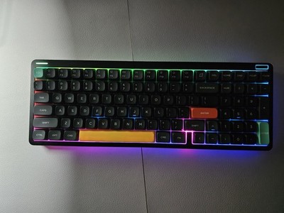 Nuphy Halo V2 IO Kabellose Mechanische Tastatur 96% QWERTY Obsidian Black Red