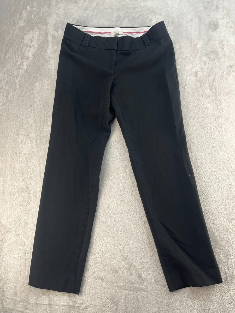 loft black dress pants Ann Taylor Ankle Womens 4 Petite Preppy Career Work Garment Care SWIMSALE2026 Derby - Business Casual size:14