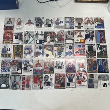 Andy lot of (50) NBA Basketball game worn cards sixers jazz rockets suns 2