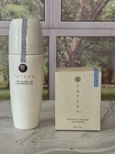 Tatcha Camellia Cleansing Oil And Calm Rice Polish Set, New In Box
