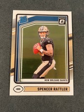 Spencer Rattler Rated Rookie Holo Prizm 2024 Panini Donruss Optic - #289 (RC)