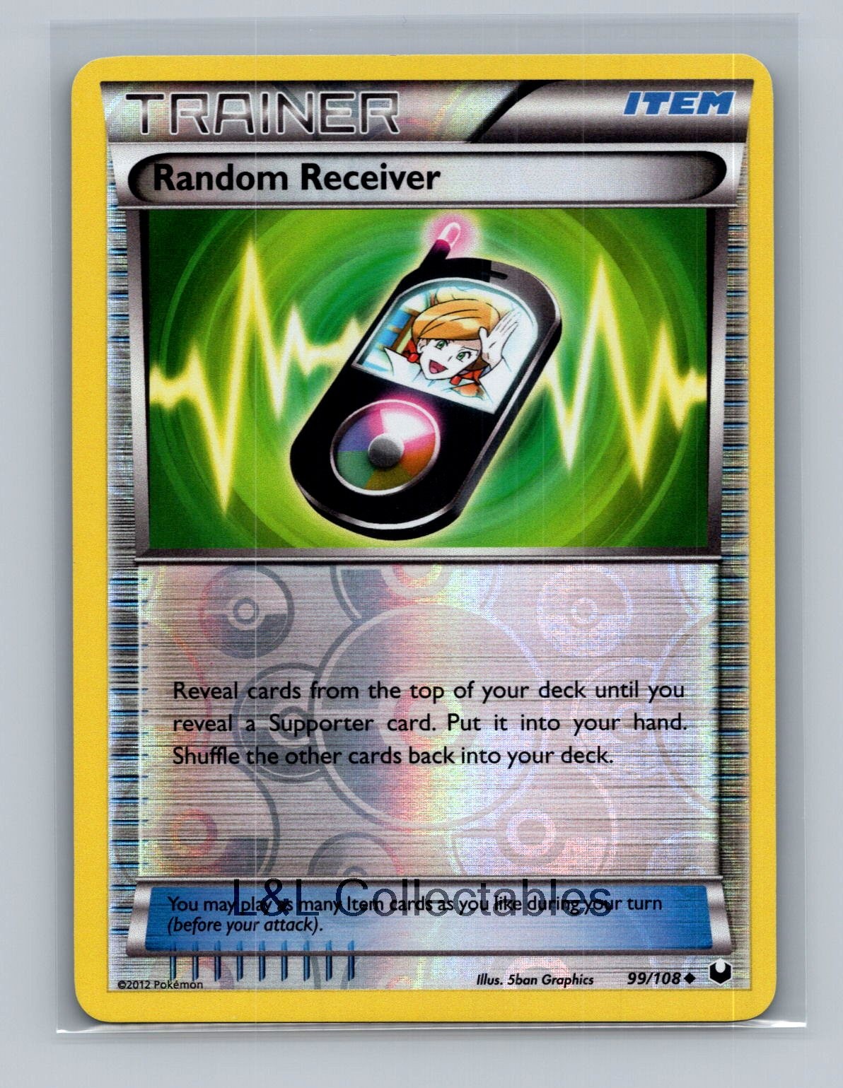 Random Receiver #99/108 Reverse Holo Dark Explorers