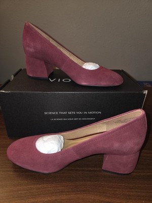 Vionic Carmel Syrah Suede Pump Heel Women's EU 38 US 7.5M