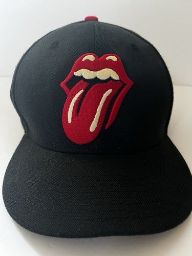 Rolling Stones 50th Anniversary Emb. Tongue Logo SnapBack Cap Men’s OSFA EUC