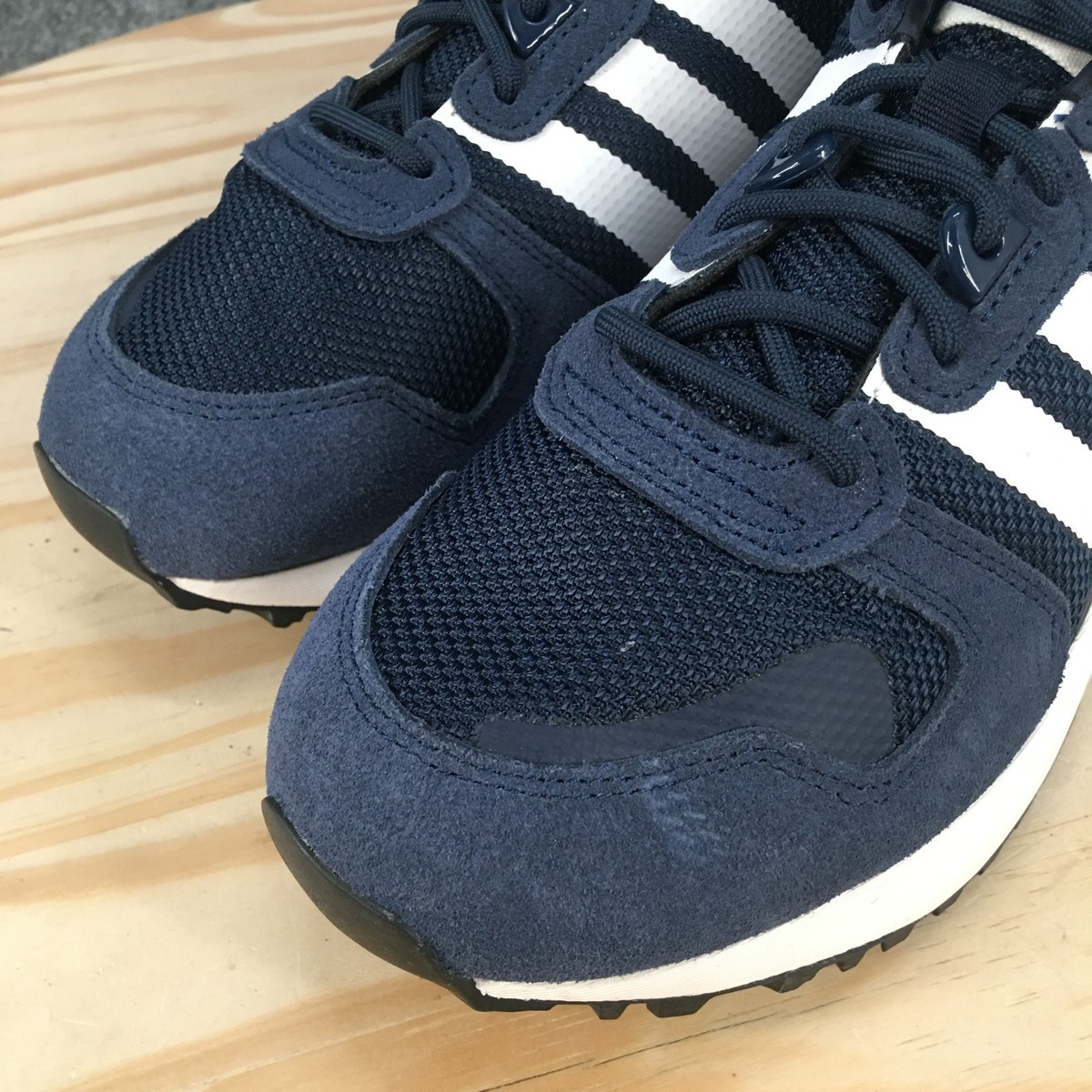 Adidas Sneakers Mens 6.5 Blue ZX 700 HD Trainers Shoes Suede Low