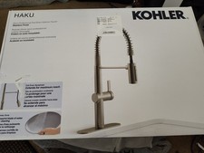 KOHLER HAKU Semi-Professional Pull-Down Kitchen FaucetStainless...