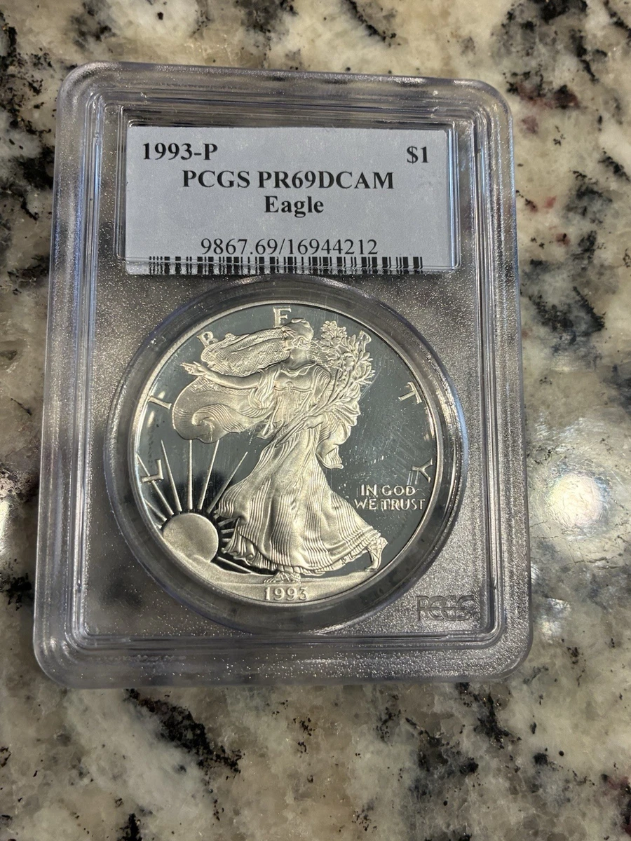 American Eagle PR 69 Graded 1993 Silver Bullion Coins for sale | eBay