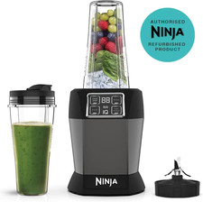 Ninja Blender Smoothie Maker with Auto-IQ & Pulse Settings 1000W - [BN495UKREFB]