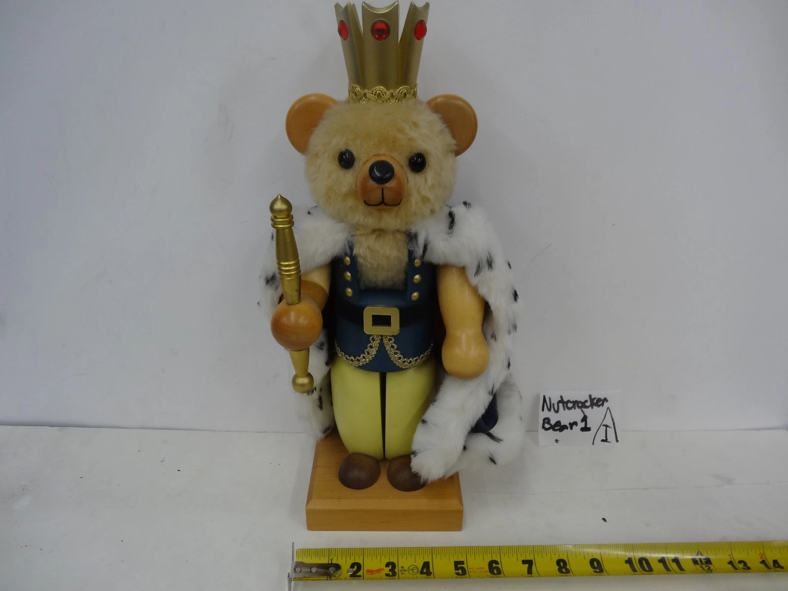 Christian Ulbricht Teddy Bear King Nutcracker Stamped Crown
Opens in a new window or tab