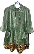 LaBass Big Shirt Kapuze LEO Taschen KHAKI  EG...