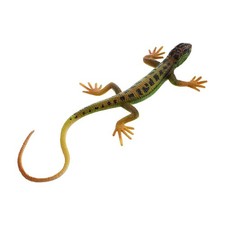 NUOBESTY Lizard Figurine Fake Plastic Toy Action 13X5.5CM, Green