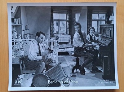 AHF Fanfaren der Ehe Dieter Borsche Georg Thomalla Inge Egger 1953 Archivfoto 