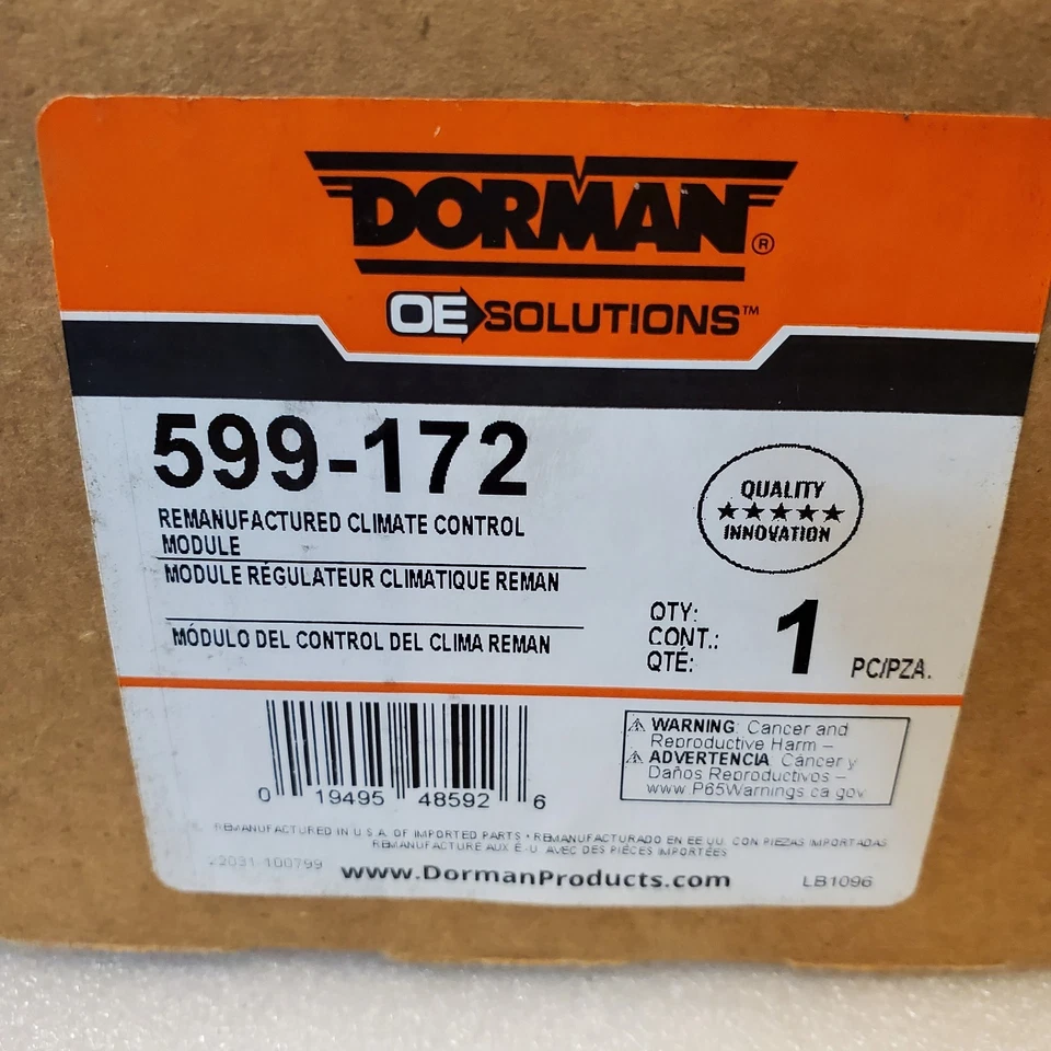 Módulo de control de clima 599-172 para Ford F-150 2005 2006 2007 2008 Dorman Reman Foto 2 de 4