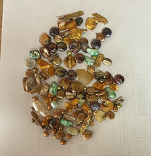 Loose Freeform Multicolor Pearl Beads Mix, Pearl Material with Pearl Finish