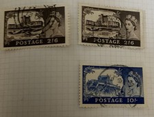 Great Britain 1963 Castles 3 Stamps