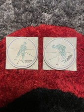 Vintage Golf Themed Absorbent Art Coasters Set collectible Gift CSGLE useful