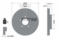 2 X Bremsscheibe Textar 92290503 FüR Hyundai I30 KIA