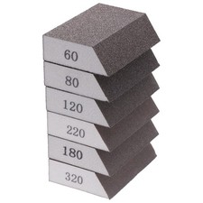 Sanding Sponge Blocks Set 60#/80#/120#/180#/220#/320# Sanding Block, 4"x2.8"x1"
