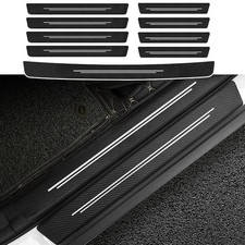 Set Of 9 Car Door Sill Protector Rear Trunk Entry Guard Stickers For Honda Set Of 9 Car Door Sill Protector Rear Trunk Entry Guard Stickers For Honda