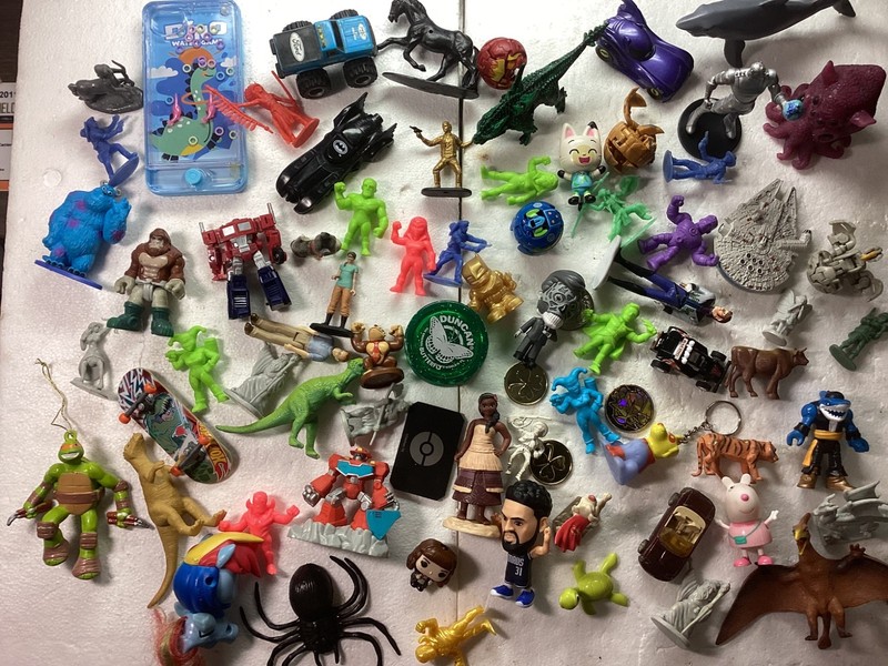 junk drawer of miscellaneous toys lot of 75