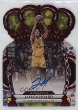 2024-25 Panini Crown Royale EuroLeague Crystal Red /25 Jaylen Hoard Auto 3d3