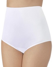 Vanity Fair Perfectly Yours Ravissant Tailored Nylon Brief Panty Size 6 White