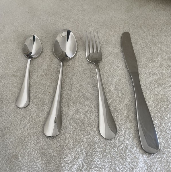 18/10 Acero Inox Cubierto Set (12pcs) Wholesale Minimum 25 Set 0003