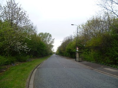 Foto A2 Strait Road, Custom House Woolwich Diese eher einsame Straße ist i c2012