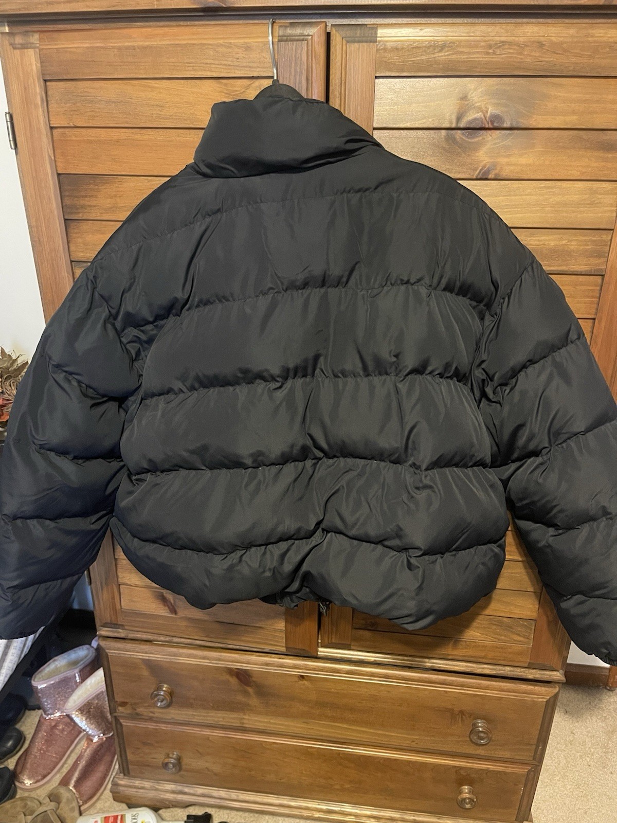 *~FABLETICS CROPPED PUFFER JACKET  SIE 2X~* Black… - image 4