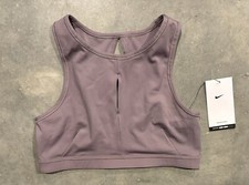 NWT Nike Dri-Fit Compression Style Sports Bra Lilac Lavender Womens Medium