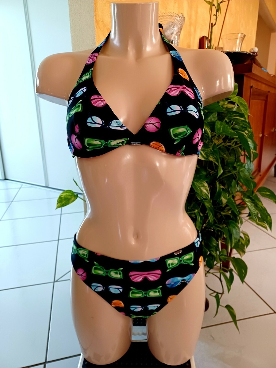 Bikini 2 Pièces Lise Charmel 'La Pétillante' - Taille 4C/4, Noir, Neuf Sans étiquette