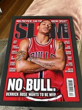Derrick Rose Chicago Bulls NBA Slam Cover Poster