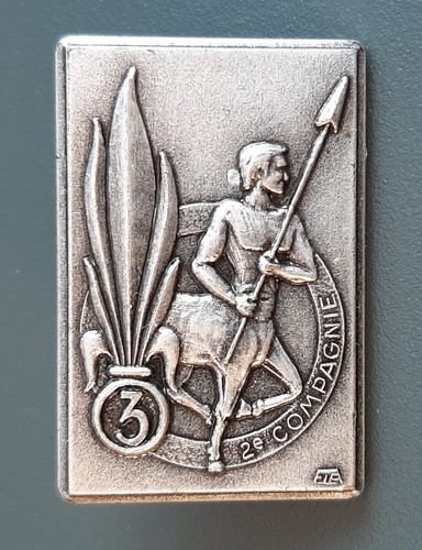 Insigne émail 2° Bataillon SMA ANTILLES GUYANE TDM ORIGINAL BADGE
