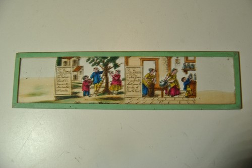 Bundle 11 Plates IN Glass Lantern Magic Old 19 Century 19th La Farm Plate - Picture 7 of 24