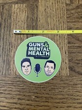 Laptop/Phone Sticker Guns And Mental Health WTTA