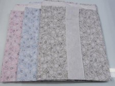 SET ASILO 3 PEZZI "ORSI/CARAMELLE/GIOCHI" CON AIDA DA RICAMARE O PERSONALIZZATO