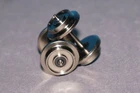 RF4] 2 Trix Express H0 Metal Wheel Sets 11mm - Trunnion Axle - Lk11.1mm - Sk15mm