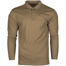 Polo Barkhane Size L Quick Dry Long Sleeves Coyote Ultra Breathable