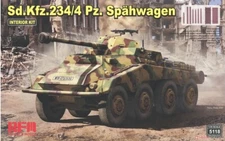 1/35 Rye Field Models Sd.Kfz.234/4 Spahwagen w/Full Interior #5118