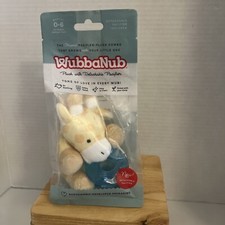 WubbaNub Plush Giraffe Pacifier Soother Baby Toy