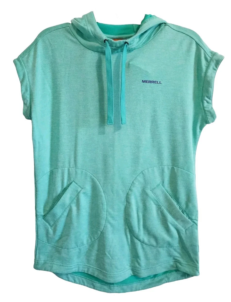 Merrell Women's Green Heather Swallowtail Pullover Sz XS