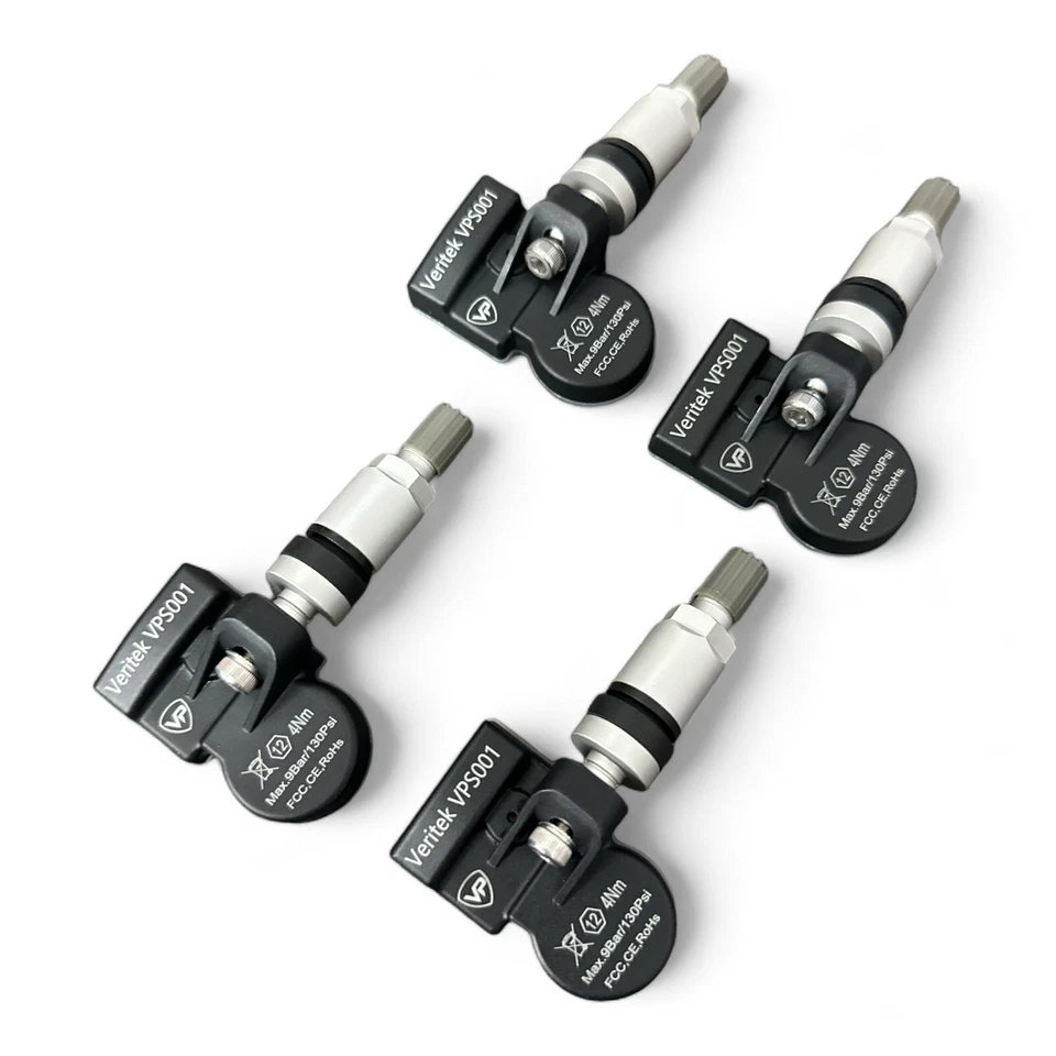 JUEGO 4 sensores de presión de neumáticos Ford F150 HD F250 F350 2007-2024 TPMS de repuesto OEM Foto 3 de 4