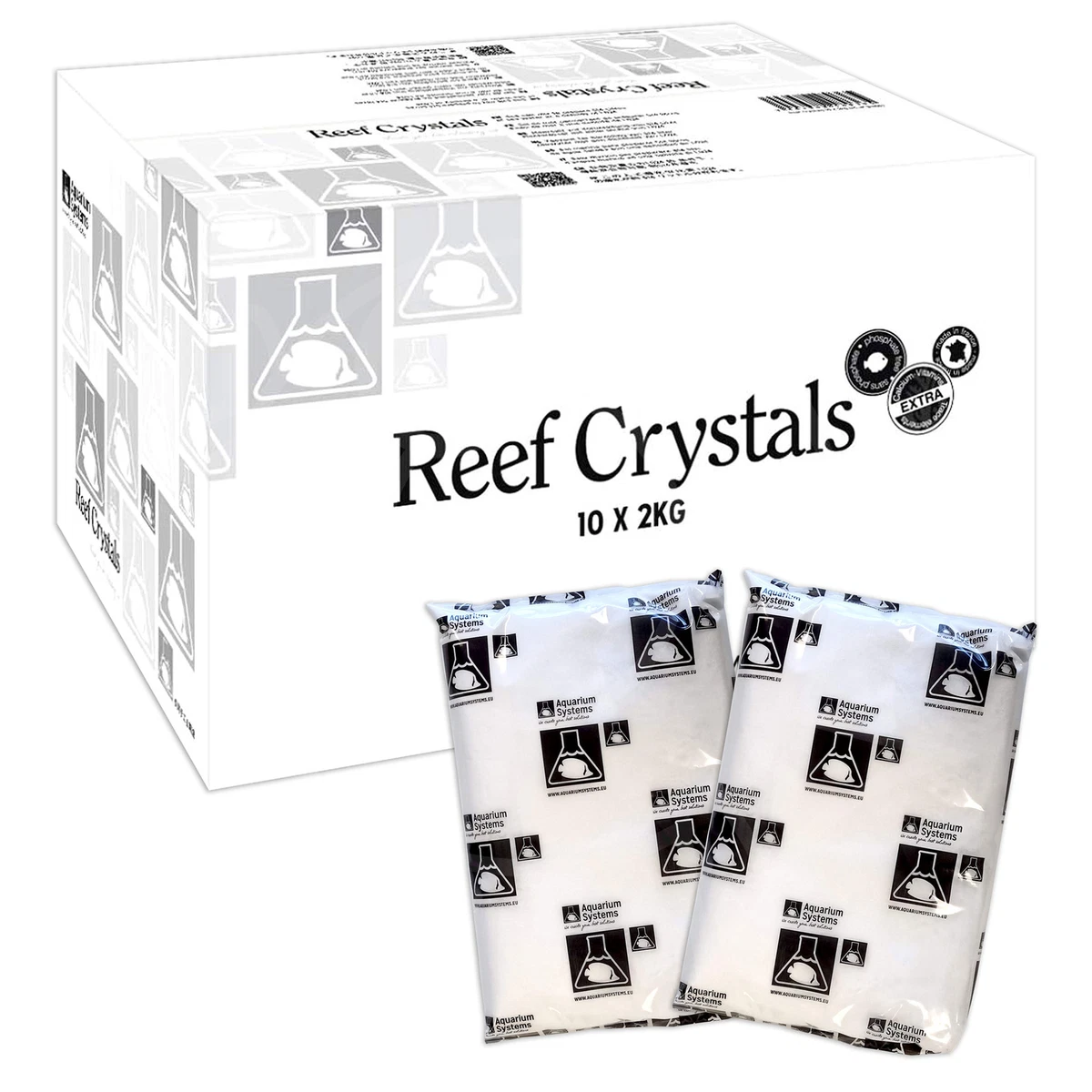 Reef Crystals Marine Salt 2kg Bags 20kg Box Aquarium Systems Coral Fish  Tank | eBay